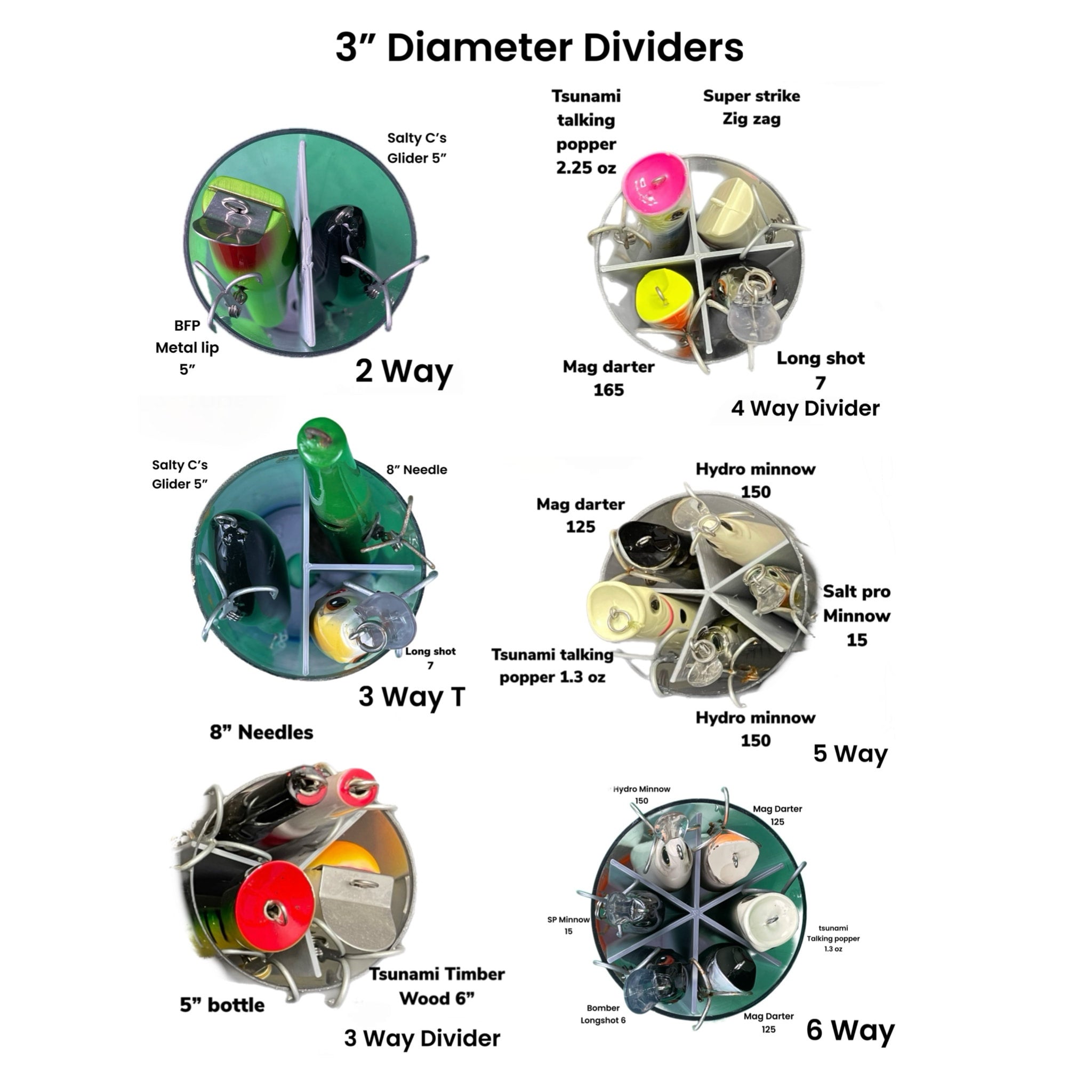 4 Way Surf Bag Divider, Tackle Dividers MJV Gear | MJV Gear LLC